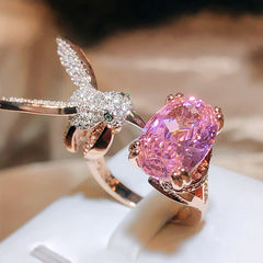 Saint Mary's Hummingbird Ring for Women's Fashion