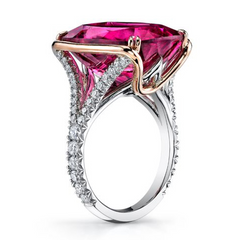 Simple Inlaid Gem Ring for Women's Fashion
