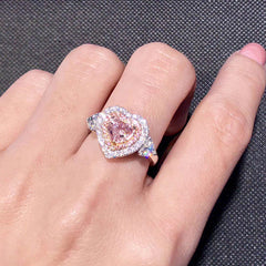 Simple Heart-Shaped Ring for Women's Fashion